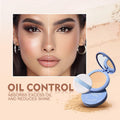 SACE LADY Face Powder Waterproof Sets Makeup, Controls Shine, Smooth Fine Lines for Flawless Lightweight Finish, Long Lasting Matte Compact