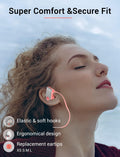 Stiive Bluetooth Headphones, Wireless Sports Earbuds IPX7 Waterproof with Mic, Stereo Sweatproof In-Ear Earphones, Noise Cancelling Headsets for