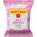 Burt'S Bees Rose Water Face Wipes, for All Skin Types, Hydrating Micellar Makeup Remover & Facial Cleansing Towelettes, 30 Ct (3-Pack)