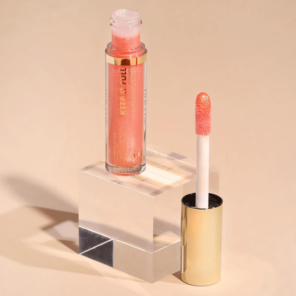 Milani Lip Gloss, Keep It Full Nourishing Lip Plumper with Hyaluronic Acid & Peptides for Soft, Fuller-Looking Lips (0.13 Fl. Oz.) Rosewood