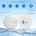 Floating Pool Lights, Pool Light with 6 Dynamic Lighting Effects, IP68 Waterproof Pool Lights That Float, Rechargeable RGB Upper and Lower Color