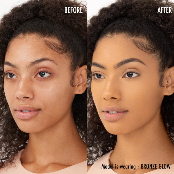 Black Radiance Color Perfect Foundation Stick with Soft Brush Applicator Duo â Buildable, Blendable Versatile Pigment-Rich Formula - Bronze Glow