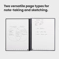 Rocketbook Fusion Reusable Undated Productivity Planner, Letter Size 8.5X11, Beige - Goals, Monthly and Weekly Calendar, Daily To-Do List, Lined