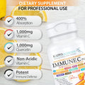 Quercetin 1,000mg, Vitamin C 1,000mg, Zinc 50mg, Vitamin D3 5,000iu, Selenium, Copper, Acerola, Ginger, Rutin, Bitter Orange, Rose Hips,