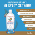 Maryruth'S Liquid Nighttime Multimineral | Sugar Free | Calm Magnesium Citrate | NO Melatonin | Calcium Magnesium Zinc | Muscle Relaxation |