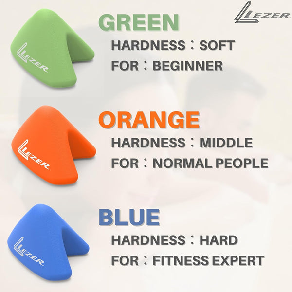 LEZER Trigger Massage Point, Manual Massage Ball, Hip Hook, Muscle Knot Release Tool, Deep Tissue Relief, Hip Flexor Iliacus Back Psoas Hand Foot Myofascial, Physical Therapy, 2.9 Inｘ2.1 In（Orange）