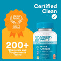 Smartypants Teen Guy Multivitamin Gummies - Improved Formula: Omega 3 (DHA/EPA), Vitamin D3, C, Vitamin B12, B6, A, K & Zinc, Folate, Gluten Free,