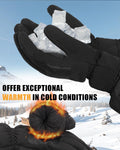 RIGWARL Waterproof Winter Work Gloves for Men Women, 3M Thinsulate Thermal Snow Ski Gloves, Multifunctional Warm Gloves