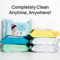 Epielle Argan Oil Makeup Remover Cleansing Wipes Tissue | Gentle for All Skin Types | Daily Facial Cleansing Towelettes | Removes Dirt, Oil,