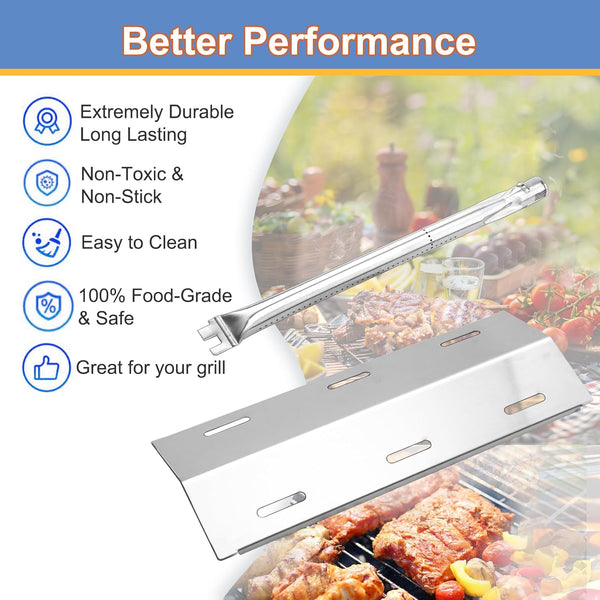 Repair Kit Replacement for Ducane 3 Burner 3100, 3200, 3400, 30400040, DUCHD1, 30500048, 30500602, DUCHP1 Gas Grill Stainless Steel Grill Burner