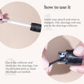 Julep Cosmetic Makeup Pencil Sharpener - Eyeliner, Lip Liner and Eyebrow Pencils - Compact Travel Friendly - Easy to Clean - Universal Sharpener