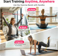 RENRANRING Figure 8 Fitness Resistance Bands with Handles - Exercise Tube Band Set of 3 for Arm and Shoulder Stretch, Rope 8 Word Elastic for