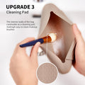 Silicone Makeup Brush Holder Travel Cosmetic Bag：Soft Portable Cosmetic Face Brushes Holder with Upgrade Anti-Fall Out Magnetic Closure, Large
