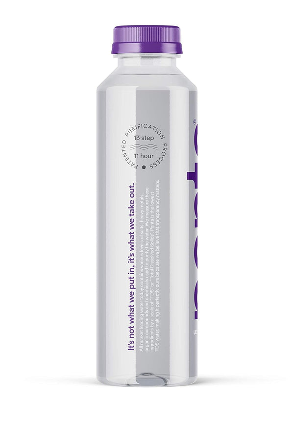 Penta Ultra-Purified Water, Oxygen Infused Natural Ph Hydration, Solar-Powered 13 Step Purification Process,16.9 Fl Oz (Pack of 24)