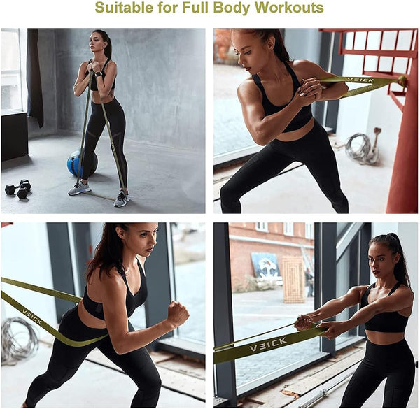VEICK Resistance Bands for Working Out, Exercise Bands, Workout Bands, Pull up Assistance Bands, Long Heavy Stretch Bands Set for Men and Women,