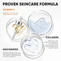 Vitamin C Serum for Face, Stem Cells, Niacinamide, Hyaluronic Acid & Vitamin E – Anti-Aging Retinol Facial Serum with Glycolic Acid & Retinal for