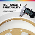OVERTURE PLA Filament 1.75Mm PLA 3D Printer Filament, 1Kg Cardboard Spool (2.2Lbs), Dimensional Accuracy +/- 0.02Mm, Fit Most FDM Printer (White
