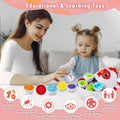 Easter Egg Matching Game for Toddlers - Educational Color & Shape Recognition Toy, 12-Piece Set | Easter Basket Stuffers for Kids