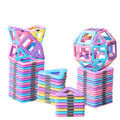 Magnetic Tiles Toys for 3 4 5 6 7 8+ Year Old Boys Girls Upgrade Macaron Castle Blocks Building Set for Toddlers STEM Creativity/Educational Toys