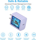 [2 Pack] Iphone 15 14 13 12 11 Charger Block, USB C Wall Charger 20W PD Power Adapter for Iphone 15/15Pro/15Pro Max/15Plus/14/13/12/11/X, Ipad-Purple