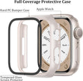 6-Pack Case Compatible with Apple Watch 40Mm Series SE 2Nd Gen 6 5 4 with Tempered Glass Screen Protector, QCKANLJ Ultra-Thin Hard PC Full
