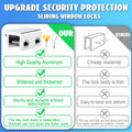 Sliding Window Locks (6 Sets), Window Locks for up and down Windows and Horizontal Windows, Window Security Bars, Window Security Lock with
