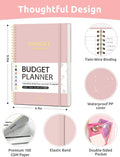 Budget Planner - Monthly Budget Book with Expense Tracker Notebook, Undated Bill Organizer & Finance Planner to Take Control of Your Money,