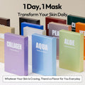 LAPCOS Collagen Sheet Mask, Firming Daily Face Mask with Collagen Peptides for Anti-Aging, Helps to Minimize Wrinkles, Restores Skin Elasticity &