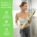 Posture Corrector Yoga Cross Stick - Back Pain Relief for Men Women - Stretcher and Straightener for Upper and Lower Back - Stretch Pole - Neck