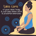 Namaste Stress Reducing Cards - Self Care Cards, Anxiety and Stress Relief Gifts, Mindfulness & Meditation Cards, Mindful Gifts for Women - MSS Inc