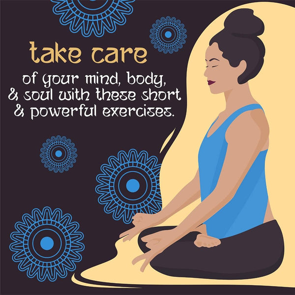 Namaste Stress Reducing Cards - Self Care Cards, Anxiety and Stress Relief Gifts, Mindfulness & Meditation Cards, Mindful Gifts for Women - MSS Inc