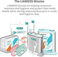520 Count Dental Floss Picks with 2 Floss Dispenser-3 x Teeth Cleaning Advanced Clean Floss Stick,Perfect for Molar Tight Teeth Interdental