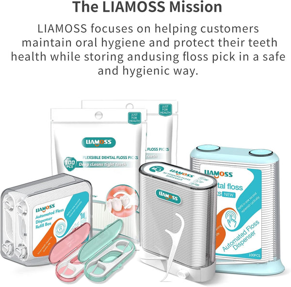 520 Count Dental Floss Picks with 2 Floss Dispenser-3 x Teeth Cleaning Advanced Clean Floss Stick,Perfect for Molar Tight Teeth Interdental
