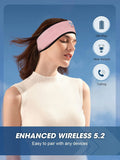 Sleep-Headphones-Wireless-Bluetooth-Headband - Comfy Sleeping Eye Mask Headphones Headset, Sport Headband Earbuds Electronics Tech Gadgets