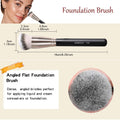 ENERGY under Eye Concealer Brush Small Foundation Brush for Liquid Cream Powder Makeup Blending Concealing Setting Soft Dense Vegan Full Coverage