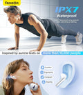 Ear Buds Wireless Earbuds - Bluetooth 5.3 Headphones (48H Playback) Built in Mic with LED Display Charging Case, IP7 Waterproof Earphone for