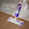 Swiffer Power Mop Refill Solution, Floor Cleaner for Mopping Tile, Vinyl, Laminate, Wood in Home, Bathroom, Kitchen, All Purpose Multi-Surface