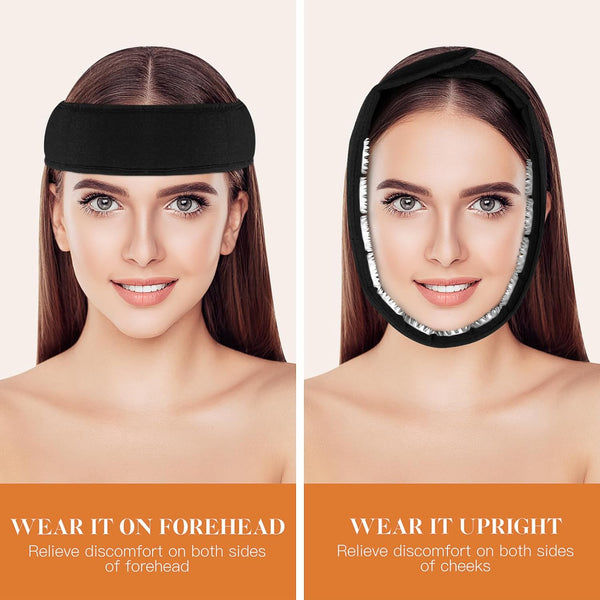 Acupressure Headband, Acupressure Wrap Belt Headband for Muscle Relaxation, Facial Skin Lift up and Chin up Belt Headband for Neck Head Muscle