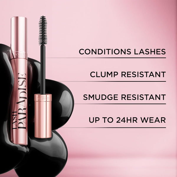 L'Oreal Paris Voluminous Lash Paradise Waterproof Mascara, Blackest Black, 0.25 Fl Oz (Pack of 1)