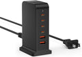 USB C Charging Station 55W,6-Port USB Charger for Multiple Devices,Usb C Fast Charging Hub Compatible with Iphone/Android/Samsung/Tablet,Etc