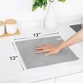 Gray Microfiber Cleaning Cloth 13"X13", Ultra Soft Absorbent Microfiber Cleaning Rags for Housekeeping Cleaning Supplies, Lint Free Reusable