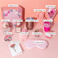 Birthday Gift Basket for Women - Unique Pink Box for Her Relaxing Self Care Set - Presents for Female Friends, Bestie, Girlfriend