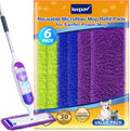KEEPOW Power Mop Refill Pads for Swiffer, Power Mop Pads for Swiffer Power Mop Wood Floor Cleaning, Microfiber Power Mop Reusable Pads for