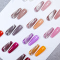 WOKOTO 9Pcs Cat Eye Magnet for Nails Uv Gel Nail Magnets for Gel Polish Magnet Pens Sticks Gradient Designs Tools Nail Art Magnets Pens for Women