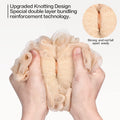 Fishent Bath Loofah Sponge, 3 Pack Loofahs Exfoliating Body Scrubber, 60G Soft Mesh Pouf Shower Puffs, Loofa for Women and Men