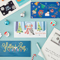 Sustainable Greetings 36 Pack Christmas Money Holders for Cash, Money Holders for Christmas Gifts, Holiday Cards with Envelopes, 6 Holiday Designs