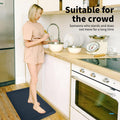 Art3D anti Fatigue Mat - 1/2 Inch Cushioned Kitchen Mats - Comfort & Non Slip Cushion for Standing Desk, Office or Garage Floor (17.3"X28",