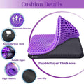 Gel Seat Cushion for Long Sitting, Double Thick Office Desk Home Wheelchair Seat Cushions for Back Hip Sciatica Tailbone Pain Sore Pressure