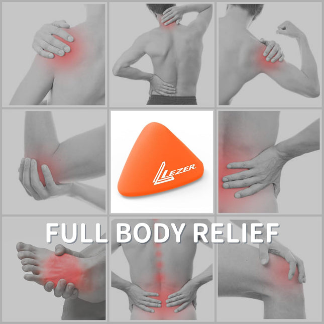 LEZER Trigger Massage Point, Manual Massage Ball, Hip Hook, Muscle Knot Release 