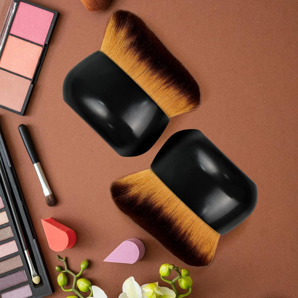 Extra Large Body Makeup Brush for Self Tanner, Leg Makeup &Bronzer Blend,75 Mm Wide-Headed Kabuki Brush Provides More Even& Pretty Application,